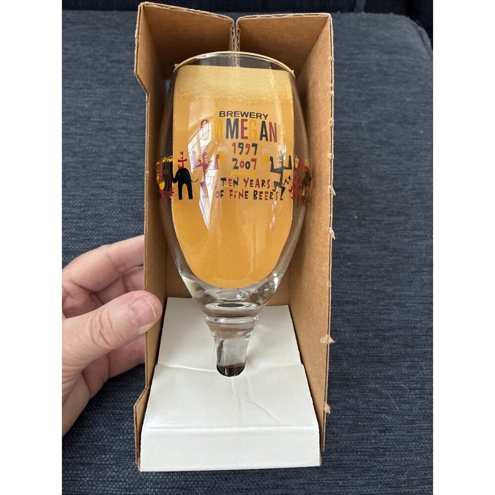 Ommegang 10 Year Anniversary Glass. New.